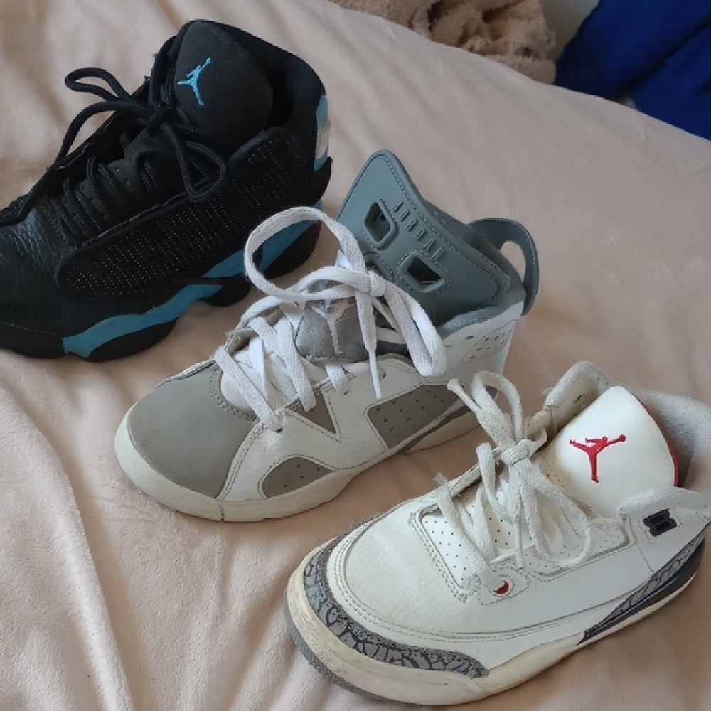 Jordan Kids Sneakers - Black, Gray, White